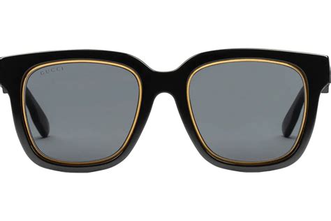 gold low nose bridge sunglasses